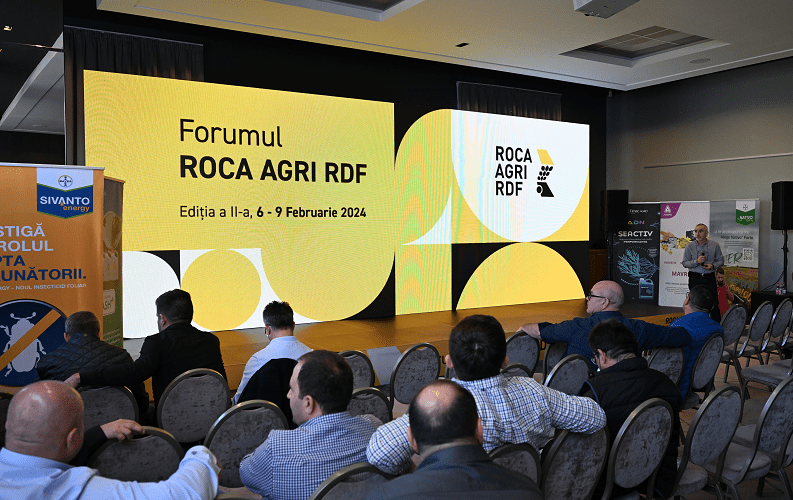 Ediția a doua a Forumului ROCA Agri RDF a reprezentat un prilej de a aduna la masa discuțiilor reprezentanți ai sectorului agricol românesc și internațional