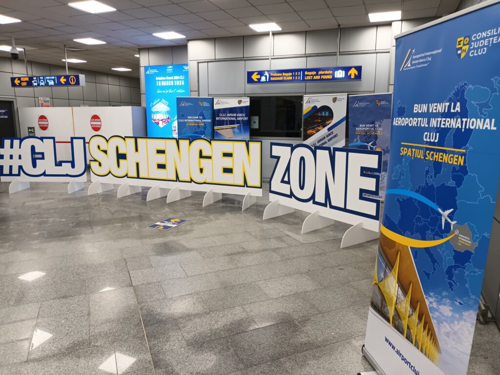 Am avut primul zbor Schengen la Cluj, cu 167 de pasageri care au intrat în țară fără controlul cărții de identitate sau pașaportului la frontieră.