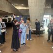 Prima oprire a fost la sediul Organizației Națiunilor Unite pentru Educație, Știință și Cultură (UNESCO) din capitala Franței.