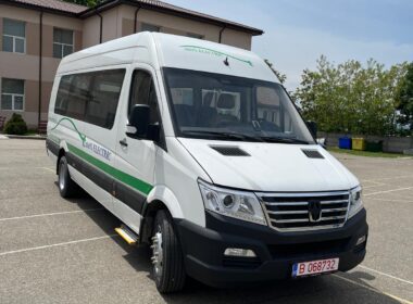 Primul microbuz 100% electric din zona Ardealului a ajuns în comuna clujeană Panticeu.