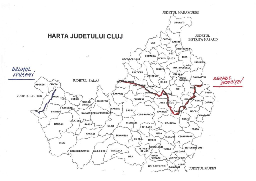 Consiliul Județean (CJ) Cluj a aprobat proiectul de hotărâre privind modernizarea a două șosele: DJ 170B Topa Mică - Așchileu Mic, de 5,8 km, și DJ 103K Râșca – Beliș (DN 1R), de 26 km.