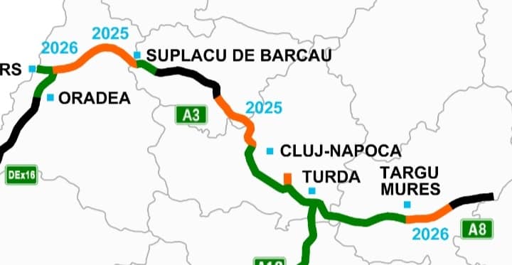 În ultima perioadă citesc comentarii în legătură cu A8 și A3 (tronsonul Tg. Mureș - Borș) de genul: Autostrada Unirii A8 nu se va face niciodată; A8 nu va fi finalizată până în 2030; dacă va fi realizată A8, nu vom putea merge până la Borș pe A3, căci nu va fi finalizată de la Tg. Mureș la Borș.