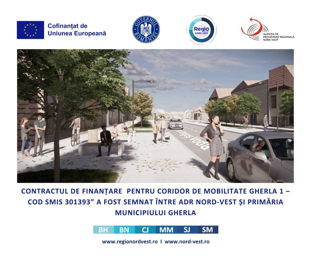 Cei 22.000 de locuitori vor beneficia de un sistem de transport public ecologic, piste de biciclete și un sistem de bike-sharing prin intermediul unui contract de finanțare de 17 milioane de euro încheiat între Agenția de Dezvoltare Regională Nord-Vest și Primăria Gherla.