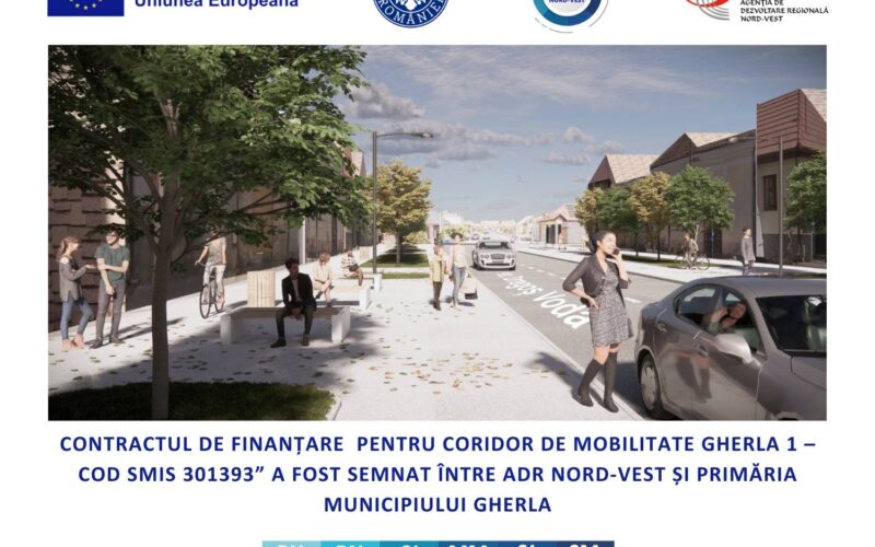 Cei 22.000 de locuitori vor beneficia de un sistem de transport public ecologic, piste de biciclete și un sistem de bike-sharing prin intermediul unui contract de finanțare de 17 milioane de euro încheiat între Agenția de Dezvoltare Regională Nord-Vest și Primăria Gherla.