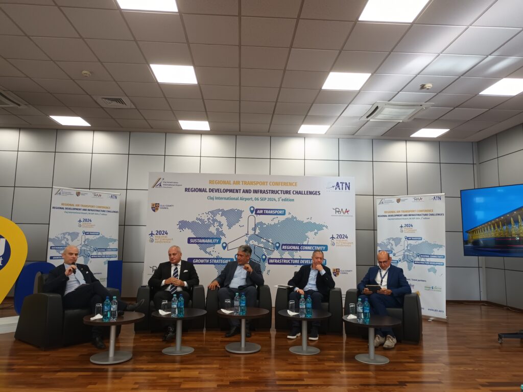 Avem 17 aeroporturi operaționale în România, cu un trafic de 24,5 milioane de pasageri anul trecut, în urcare cu 17% față de 2022.