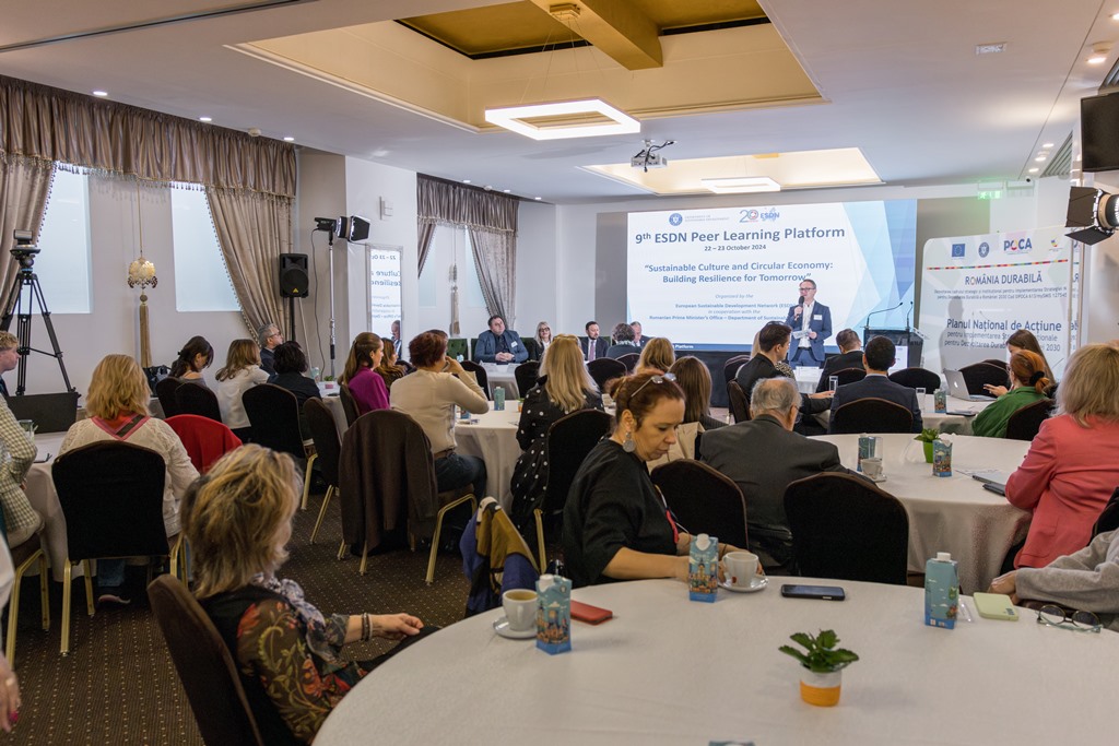 Departamentul pentru Dezvoltare Durabilă (DDD) din cadrul Guvernului României a organizat, alături de Rețeaua Europeană pentru Dezvoltare Durabilă (ESDN), seminarul cu tema “Cultură durabilă, economie circulară. Abordări interdisciplinare pentru viitor”.