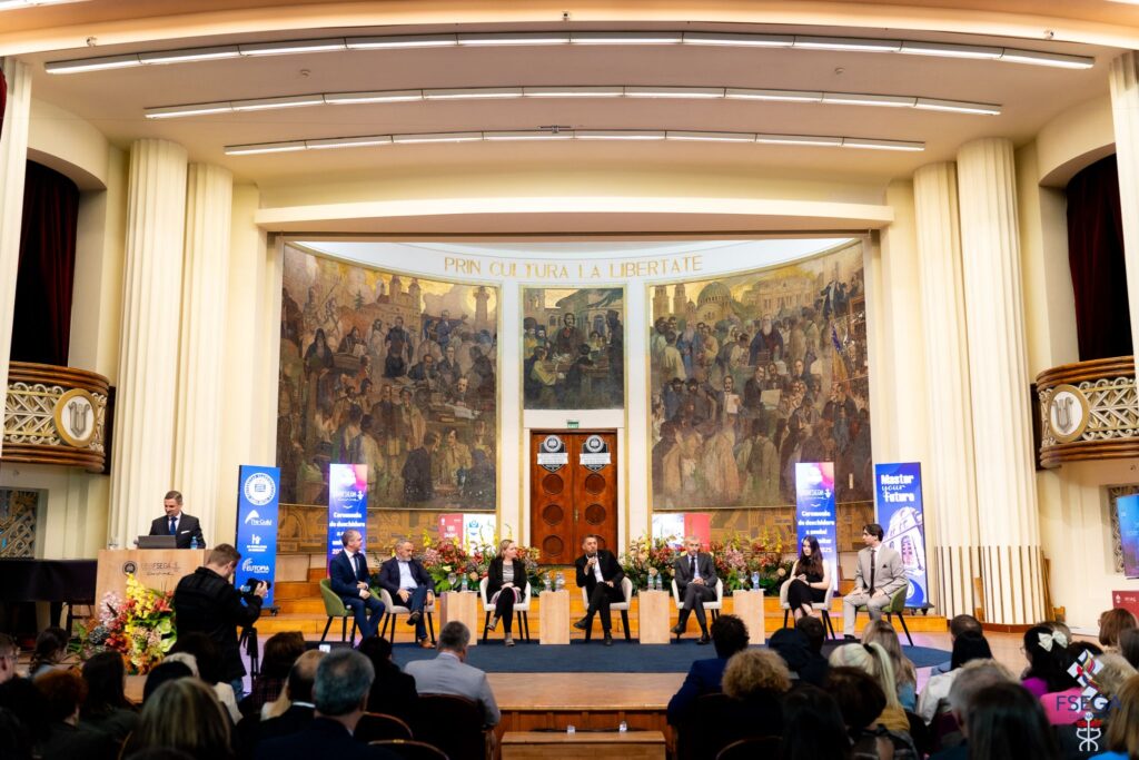 Gabor Mozga, CEO al MOL România Petroleum Products Cluj, a efectuat o vizită la Facultatea de Științe Economice și Gestiunea Afacerilor (FSEGA), la început de nou an universitar.