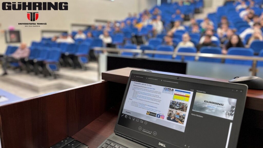 Conducerea Universității Tehnice din Cluj-Napoca (UTCN) s-a întâlnit cu reprezentanții Guhring Romania în virtutea colaborării avute până acum.