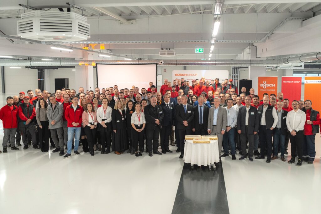 Holdingul german din care fac parte Busch Vacuuum România, Composites Busch România și Pfeiffer Vacuum România (PVR) face investiții în Parcul Industrial Nervia, din comuna Apahida.