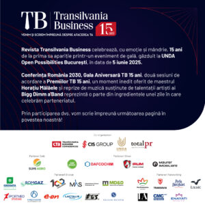 România 2030 - Un eveniment de gală Transilvania Business 15 ani