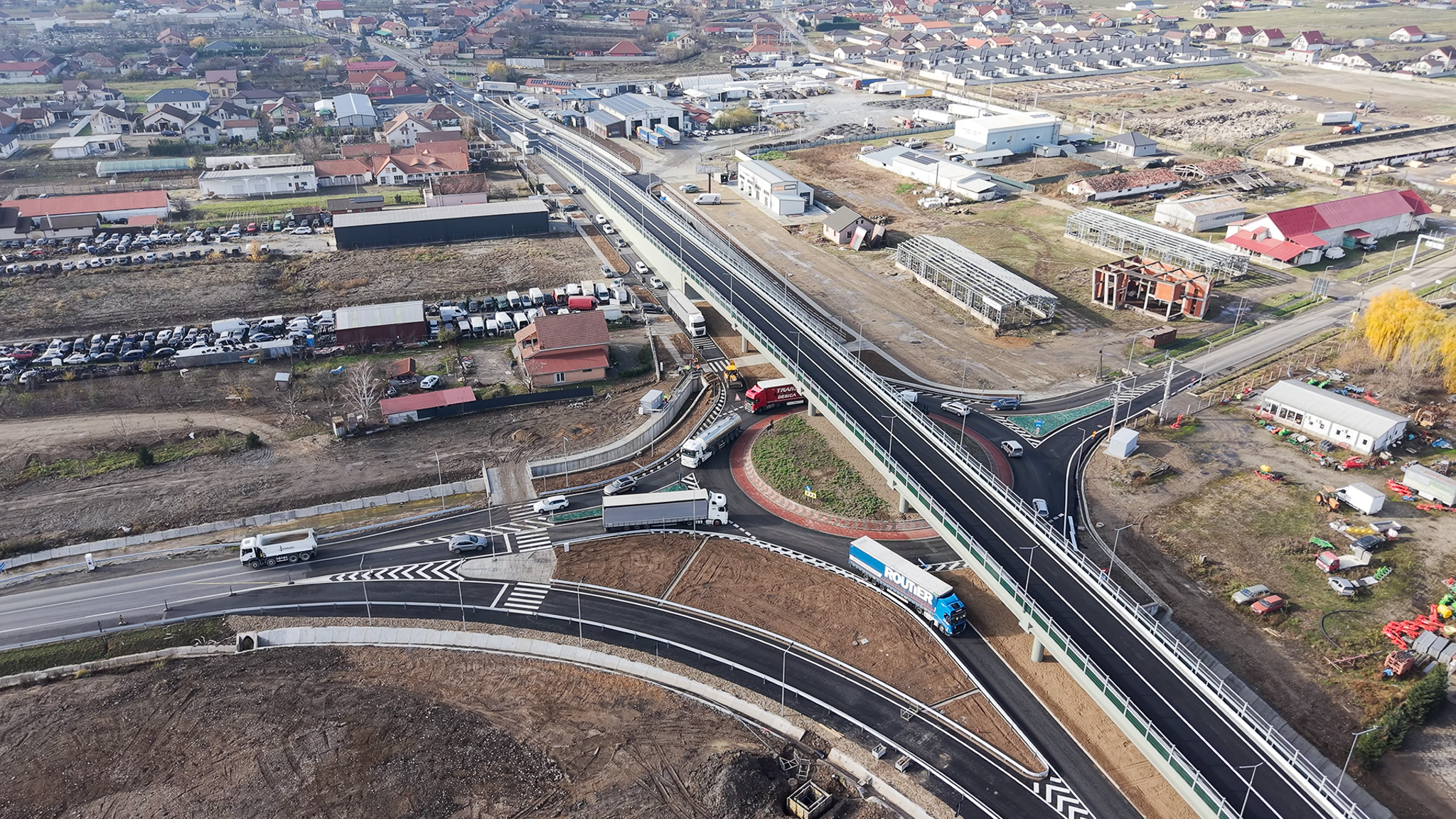 Trafic fluidizat la ieșirea din Oradea spre Cluj: se deschide Pasajul Oșorhei